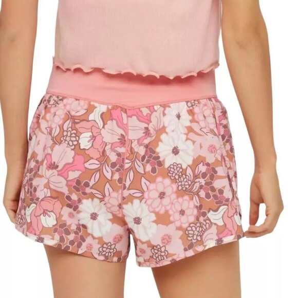 Aerie Offline Lot of 2 Real Me Shorts Apricot Wash Pink Floral Size L - Picture 7 of 16